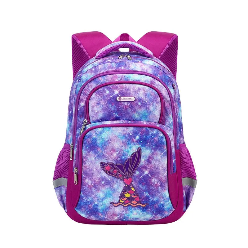 3pcs Set of Teenager Cartoon Dinosaur Anime School Bags