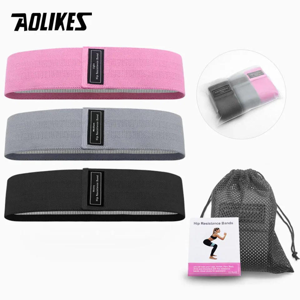 3PCS/Lot Fitness Rubber Bands Resistance Expander Rubber Elastic Bands For Fitness and Training