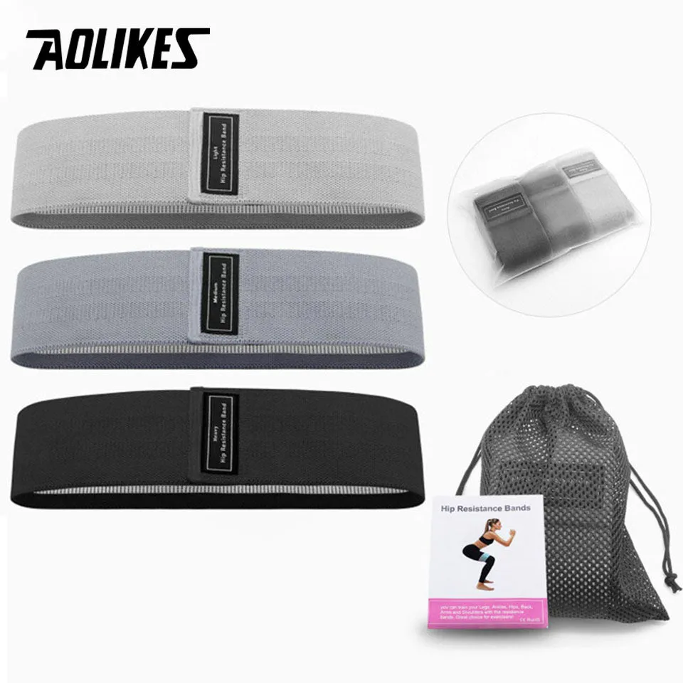 3PCS/Lot Fitness Rubber Bands Resistance Expander Rubber Elastic Bands For Fitness and Training