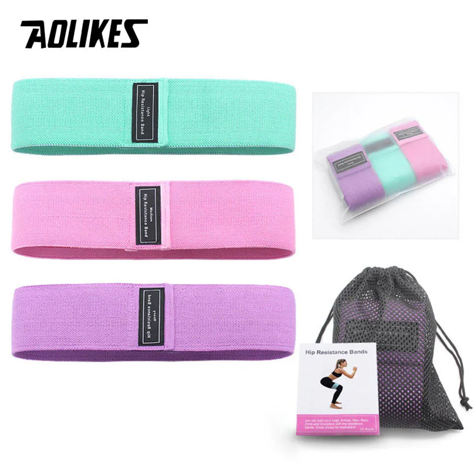 3PCS/Lot Fitness Rubber Bands Resistance Expander Rubber Elastic Bands For Fitness and Training
