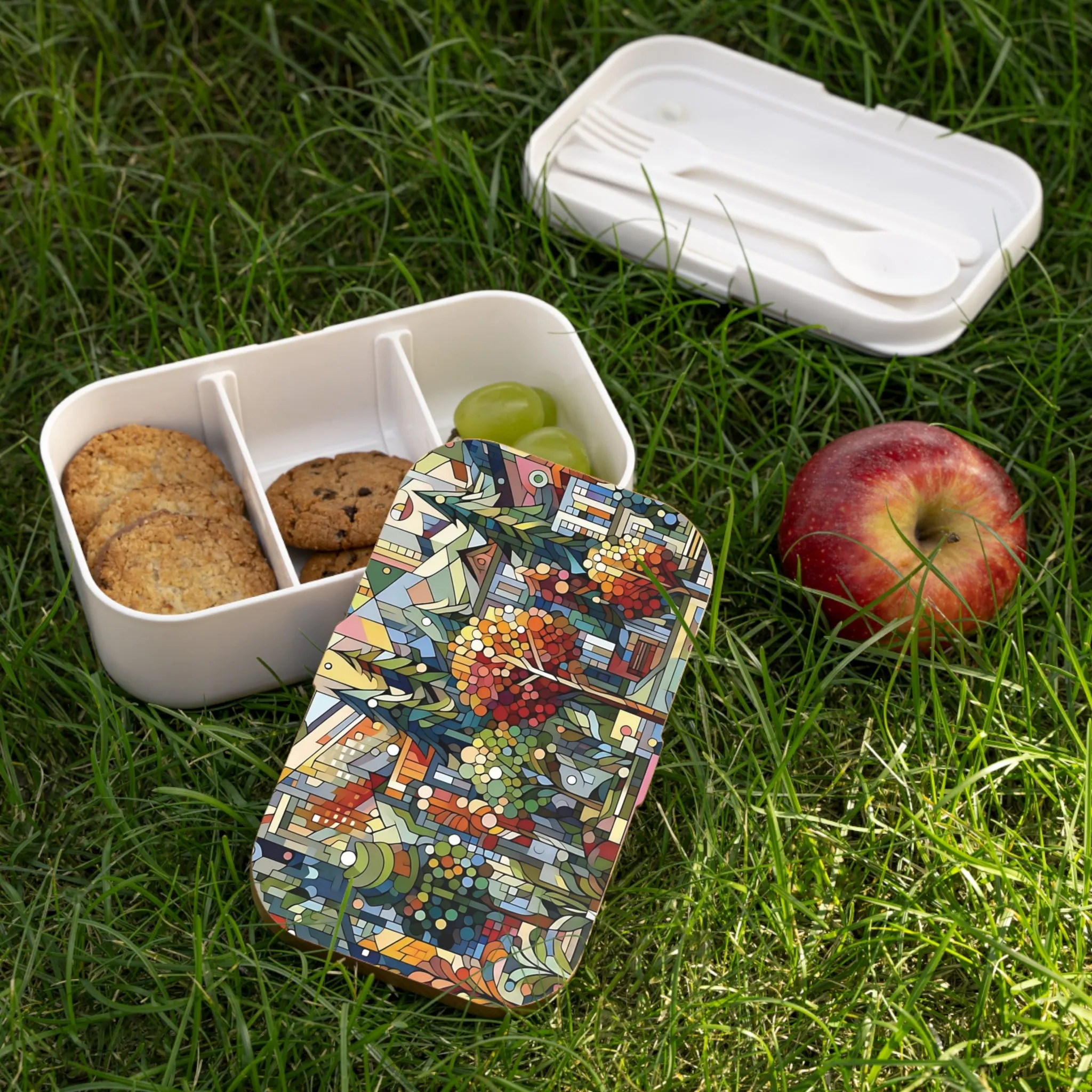 Abstract and artistic design of trees Bento Lunch Box