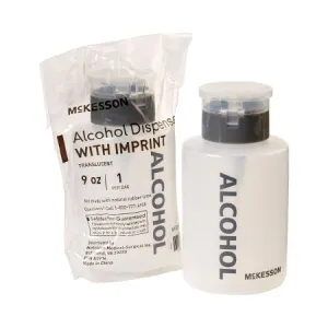 Alcohol Dispensing Bottle Polyethylene Opaque 9 oz. - McKesson Brand Mfr# 63-4024