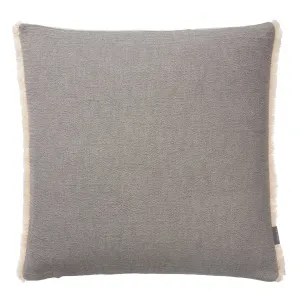 Anaba Cushion Cover [Grey/Natural white]