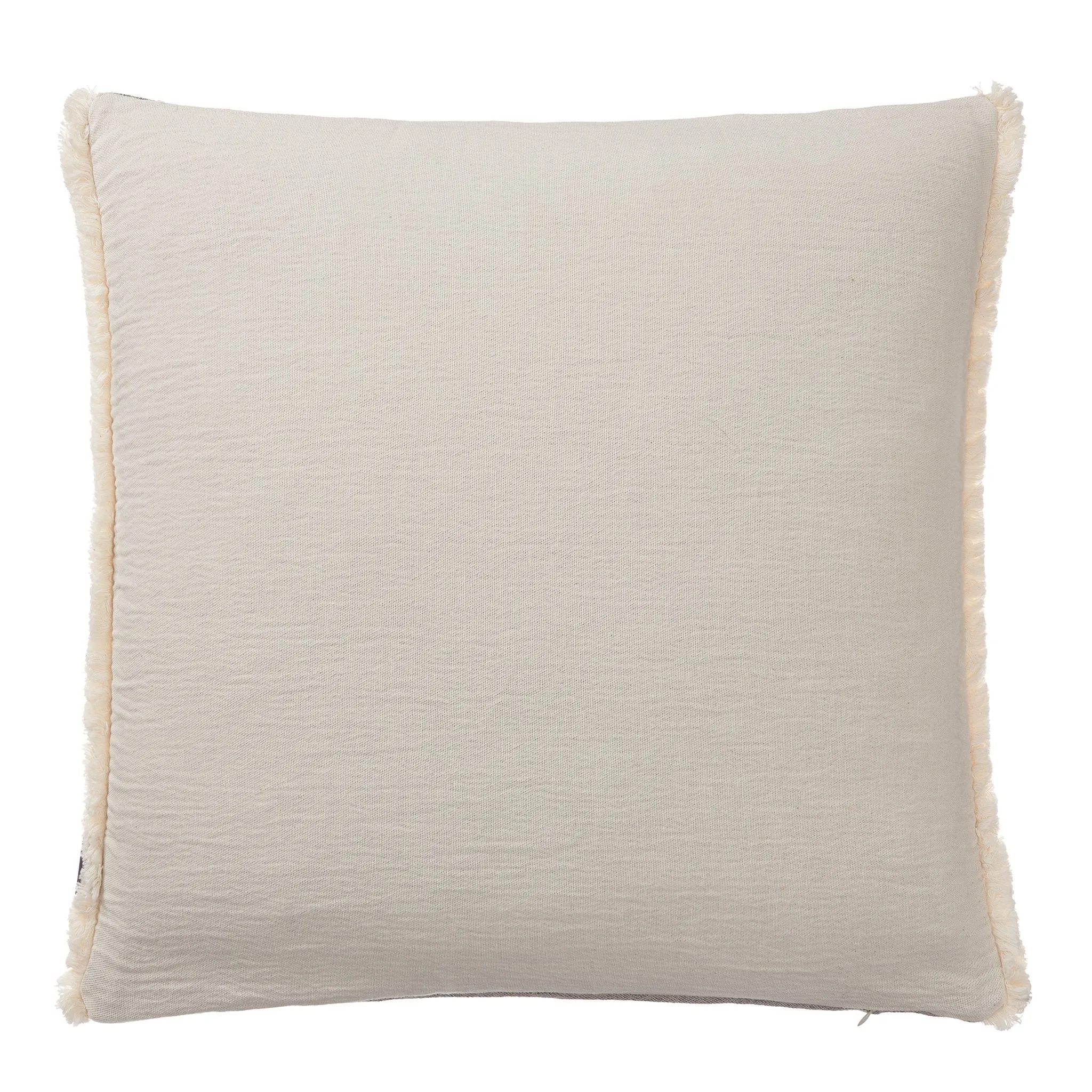 Anaba Cushion Cover [Grey/Natural white]