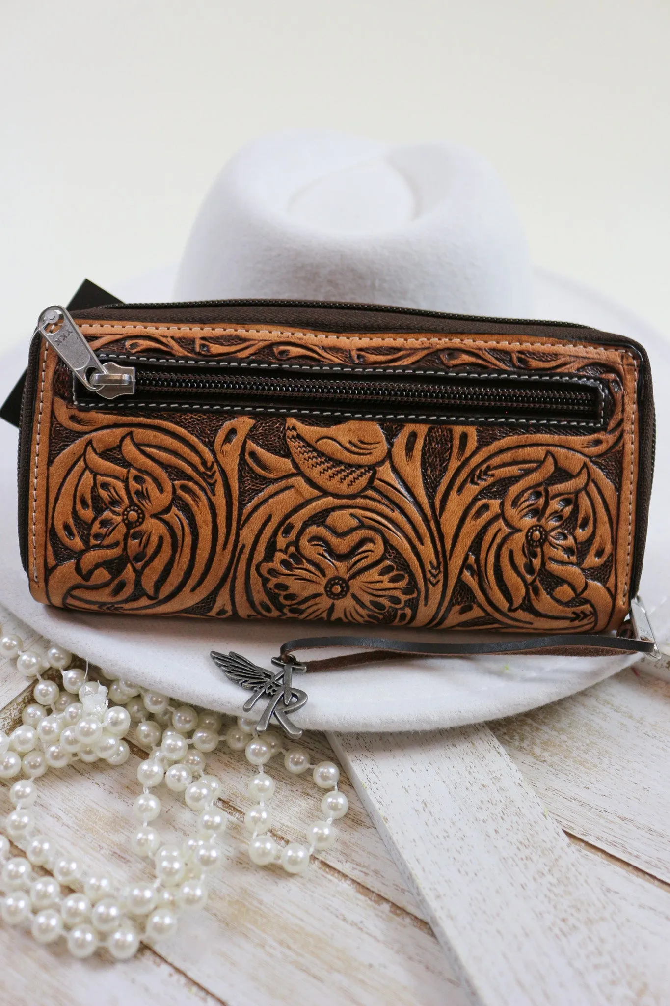 Angel Ranch Morgan Collection Tan Wallet