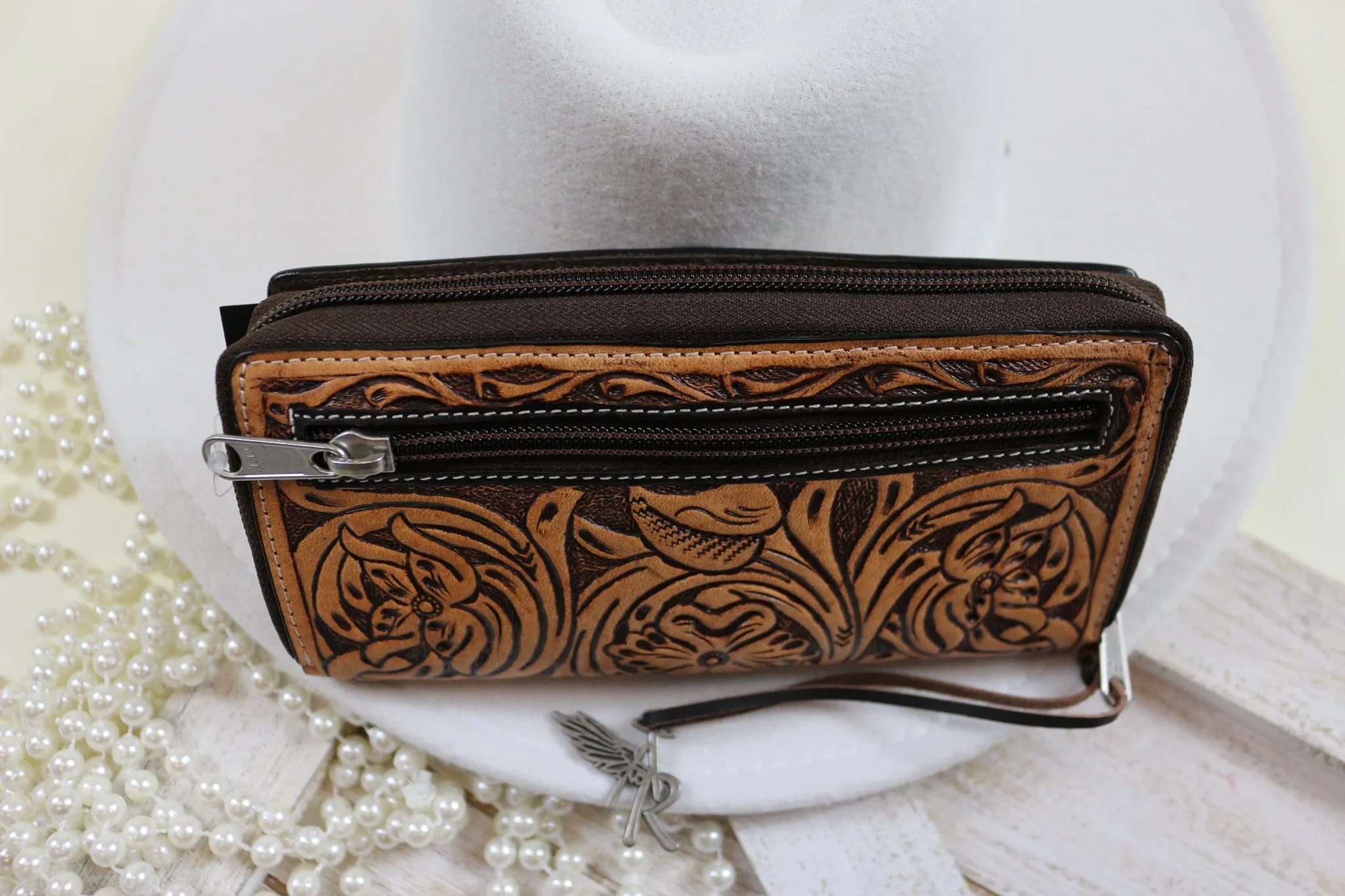 Angel Ranch Morgan Collection Tan Wallet