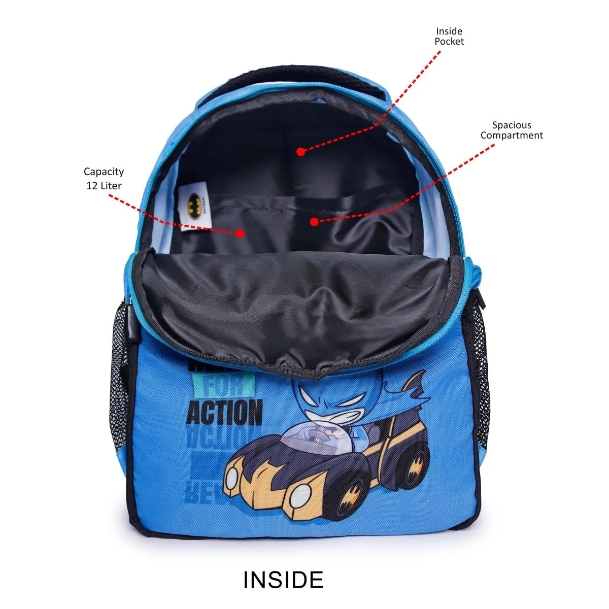 ASTRID Multi Blue Color Kids Spider  BackPack