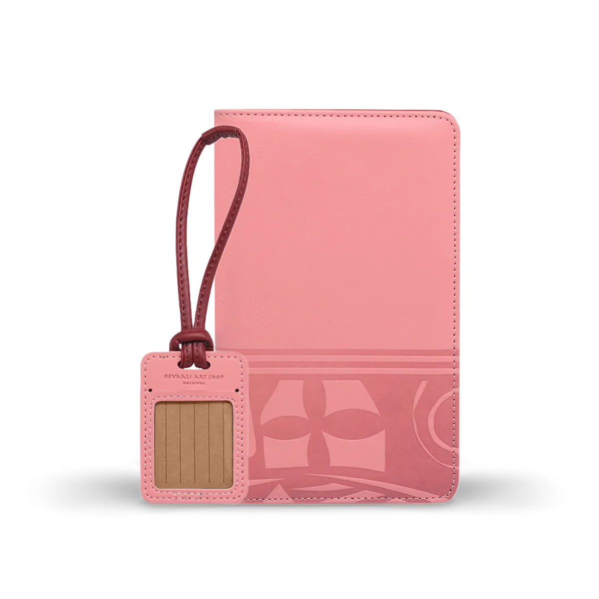 Bag Tag (Blush/Brown)