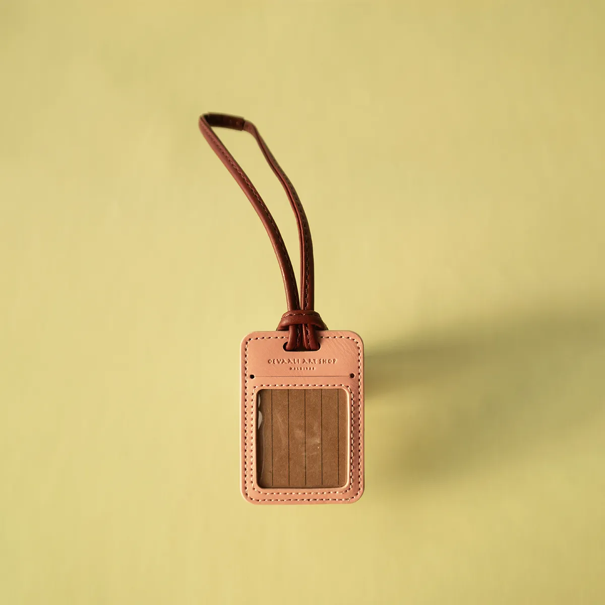 Bag Tag (Blush/Brown)