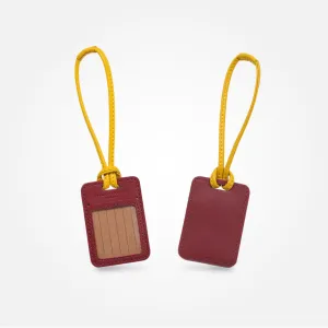 Bag Tag (Crimson/Yellow)