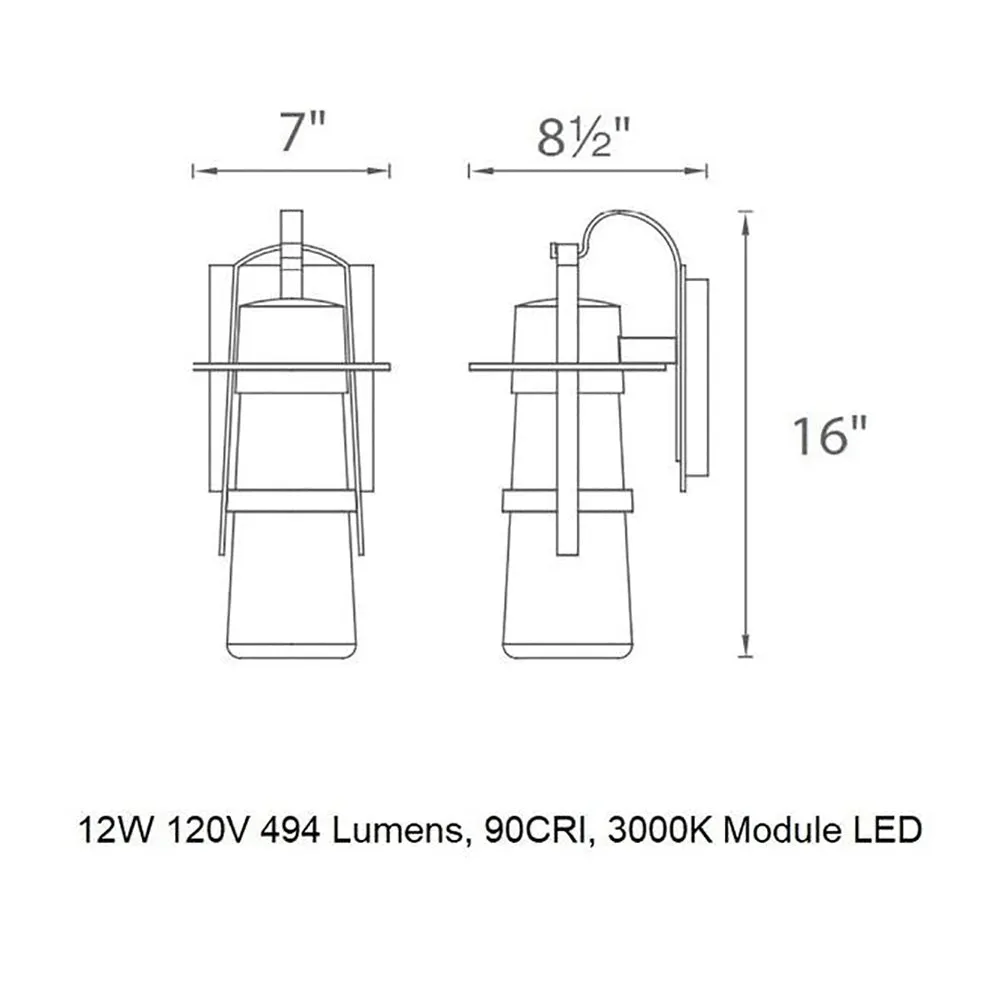 Balthus Outdoor Wall Light