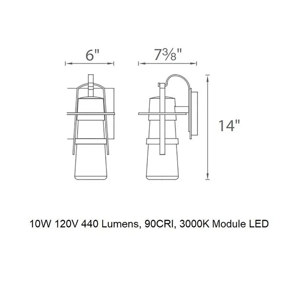 Balthus Outdoor Wall Light