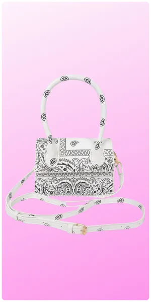 Bandana Single Handle Crossbody Bag