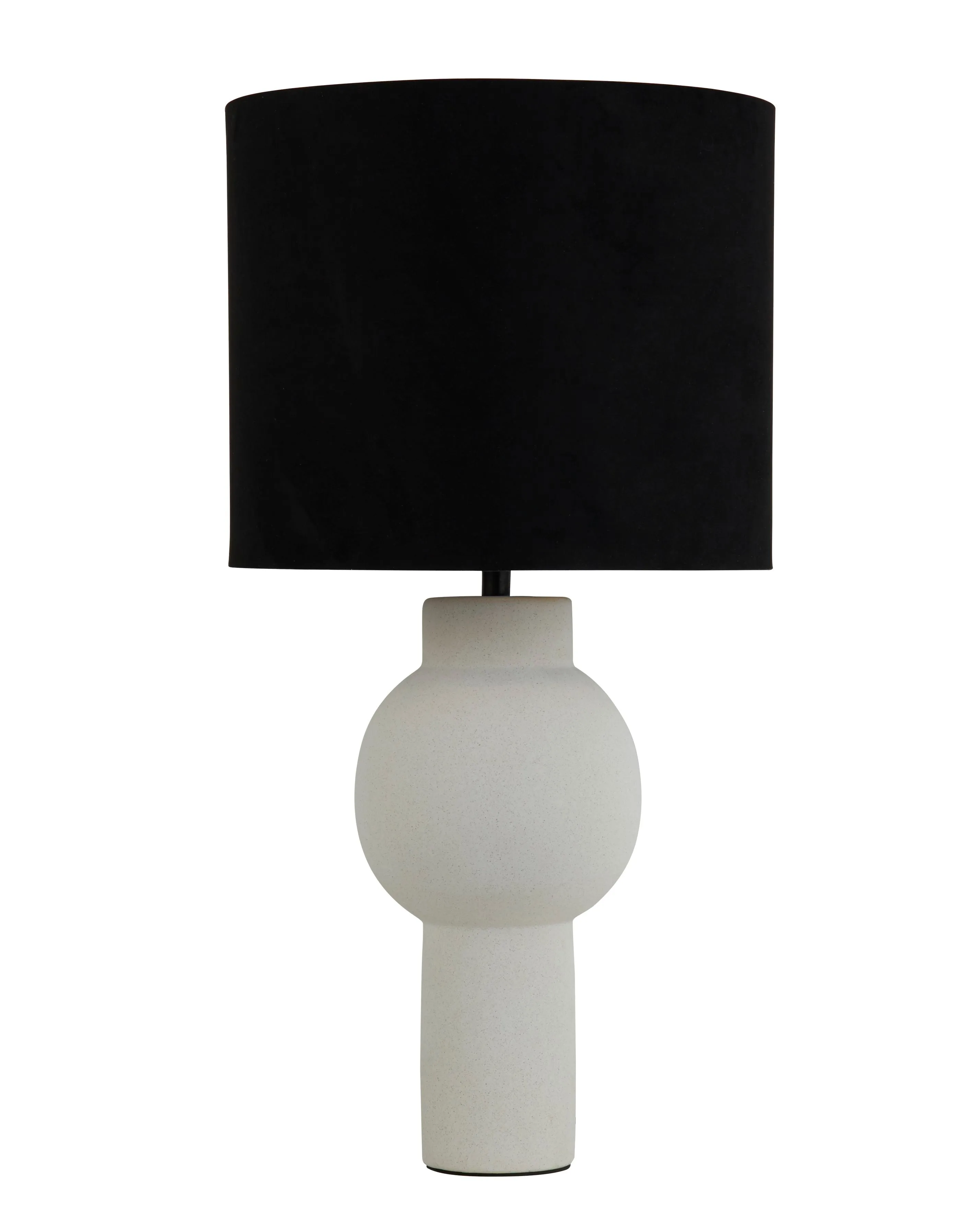 Black and White Contemporary Ceramic Table Lamp