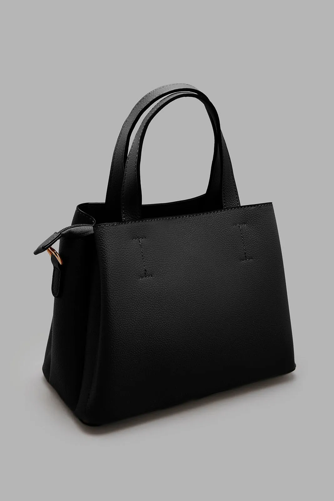 Black Crossbody Bag With Handle