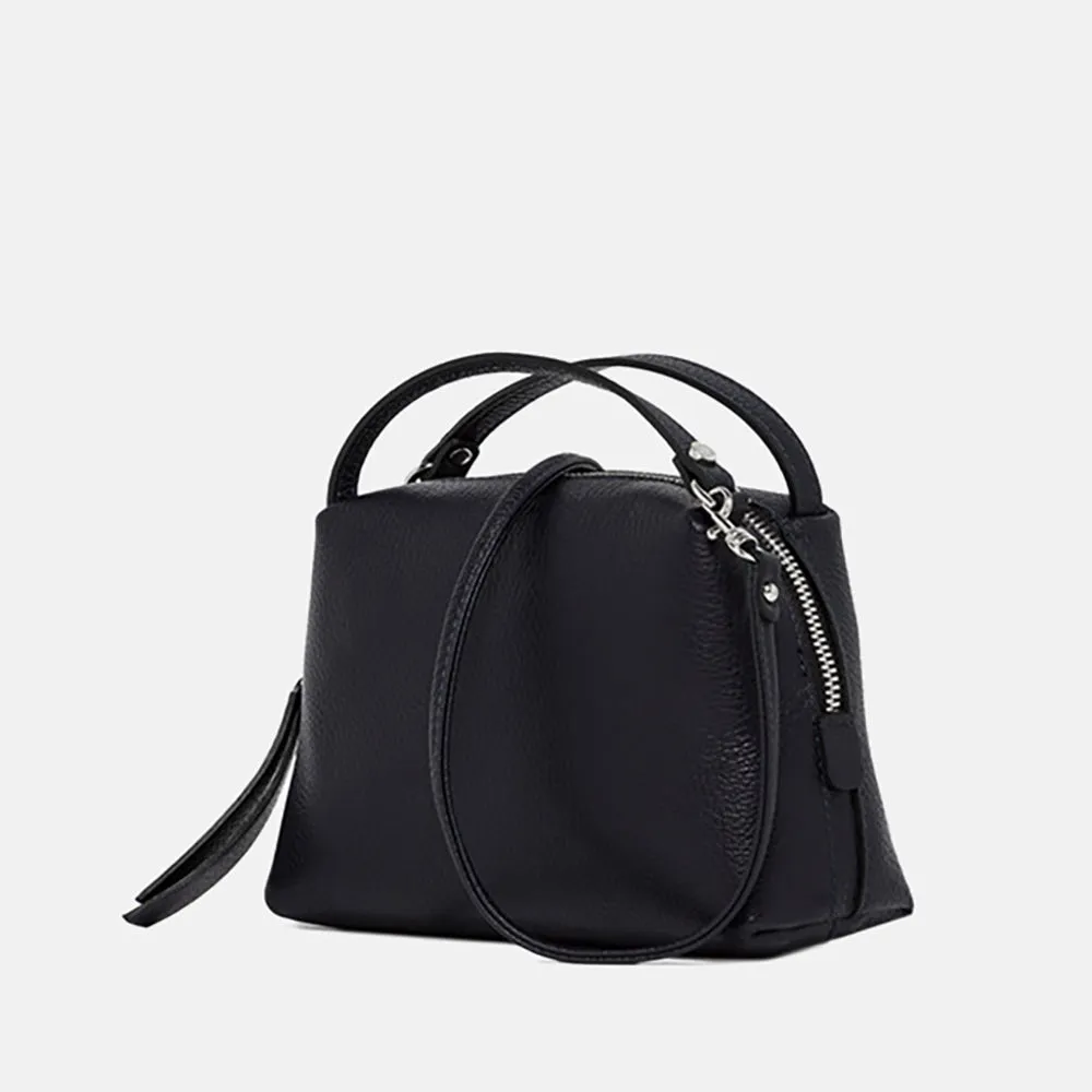 Black Leather Small Alifa Bag