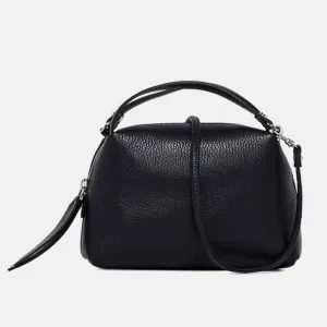 Black Leather Small Alifa Bag