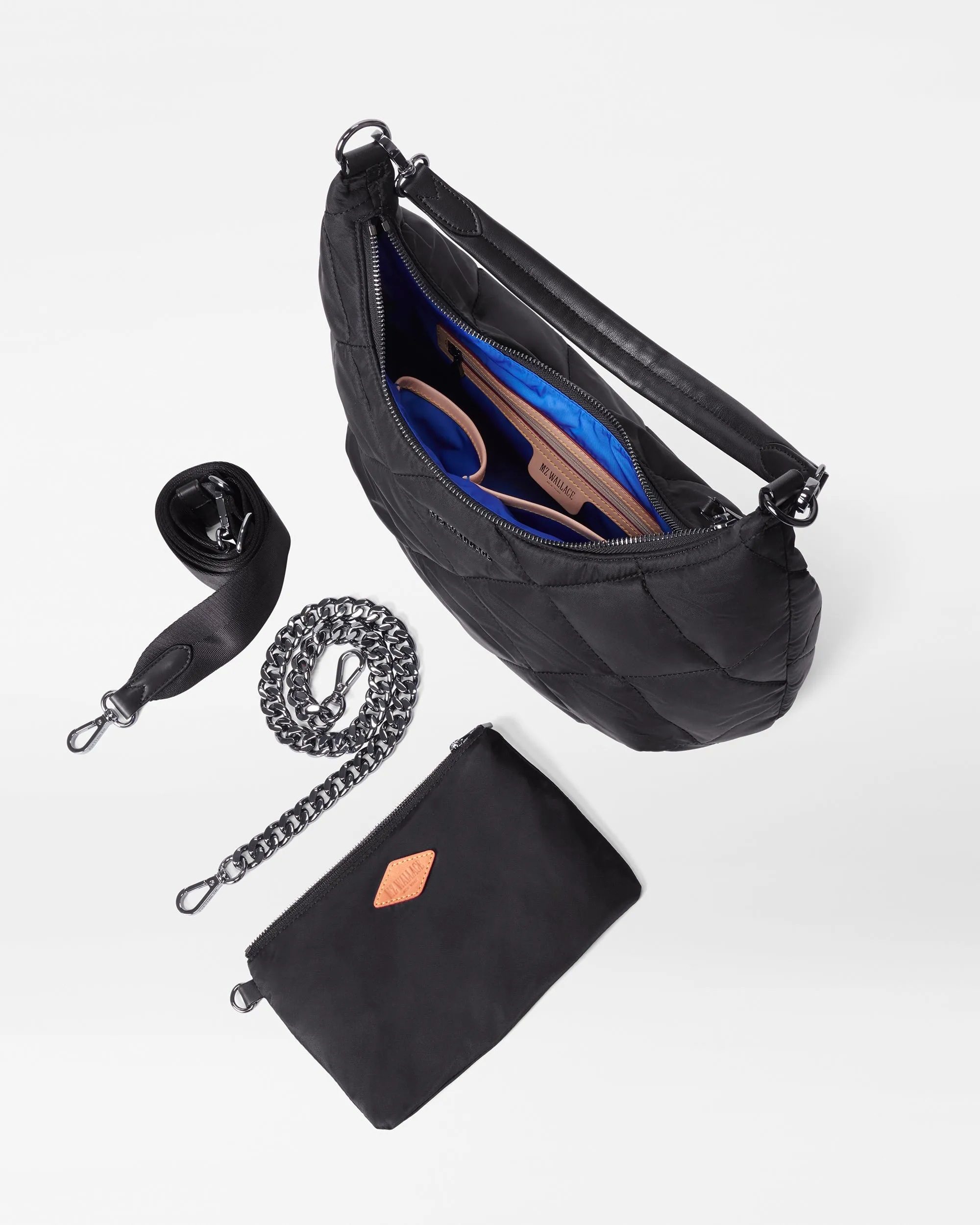 Black Madison Shoulder Bag