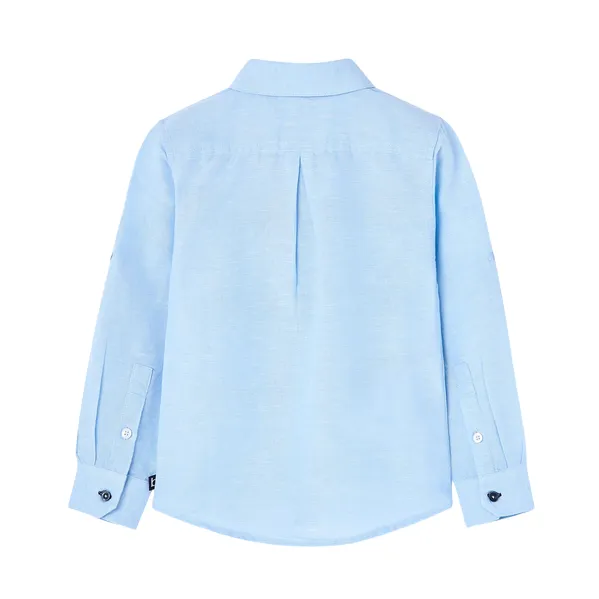 Boboli Camicia di lino da bambino 738288 2294 blu