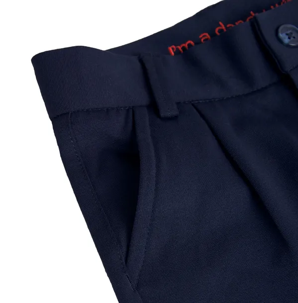 Boboli pantalone casual da ragazzo 738334 2440 blu