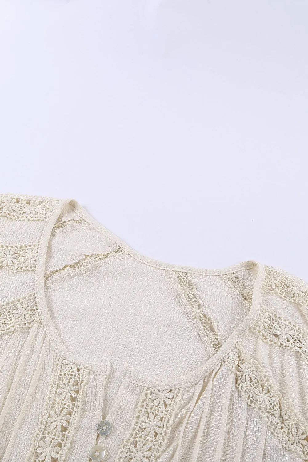 Boho-Chic Eyelet Jumpsuit