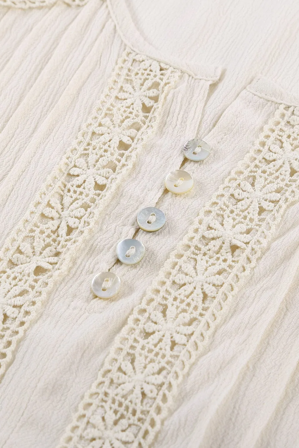 Boho-Chic Eyelet Jumpsuit
