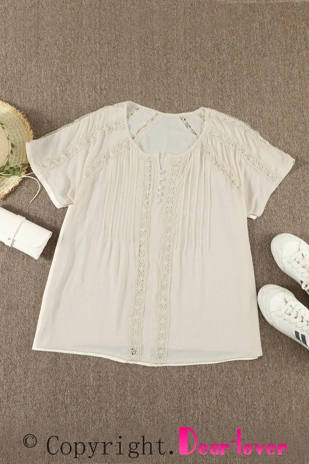 Boho-Chic Eyelet Jumpsuit