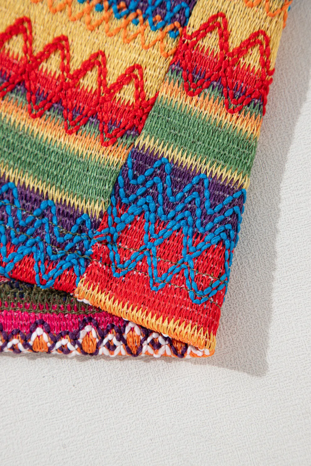 Boho Chic Knit Top