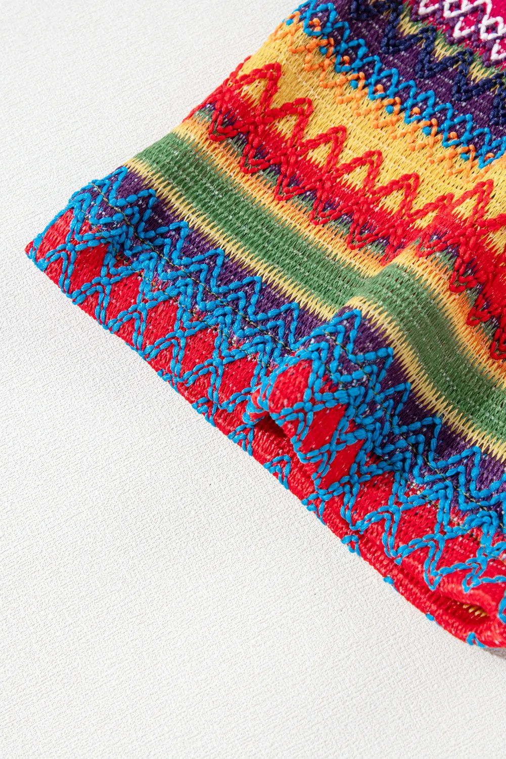 Boho Chic Knit Top