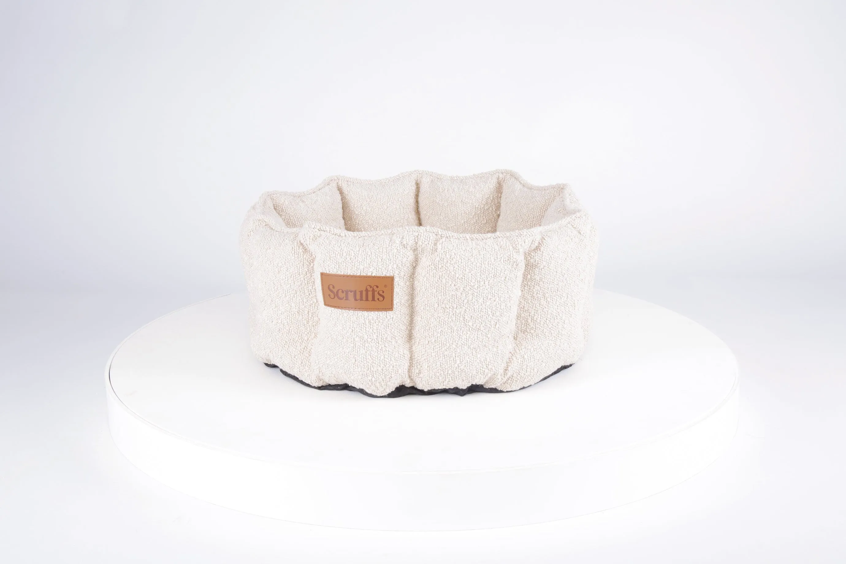 Boucle Cat Bed - Ivory