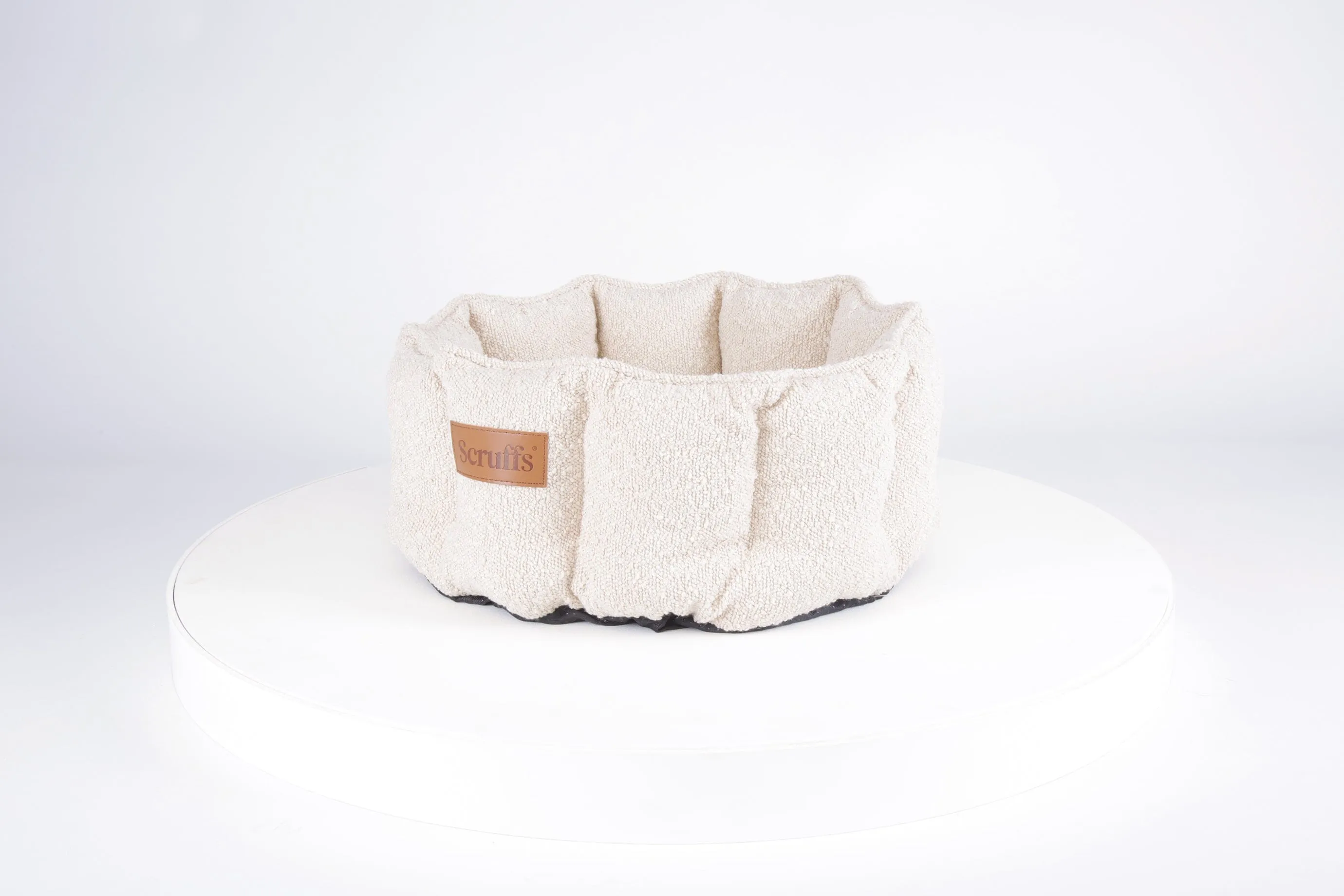 Boucle Cat Bed - Ivory