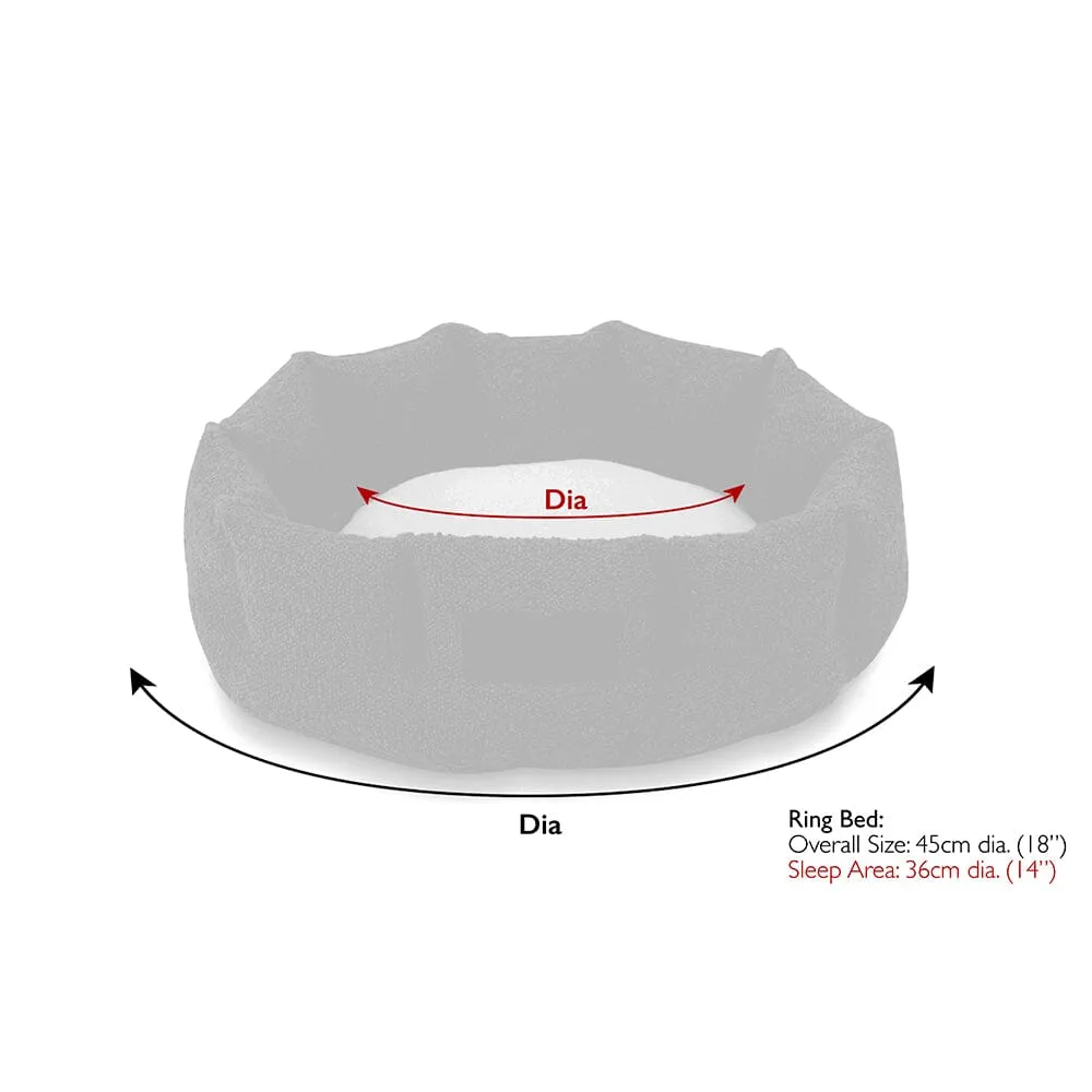 Boucle Cat Bed - Ivory