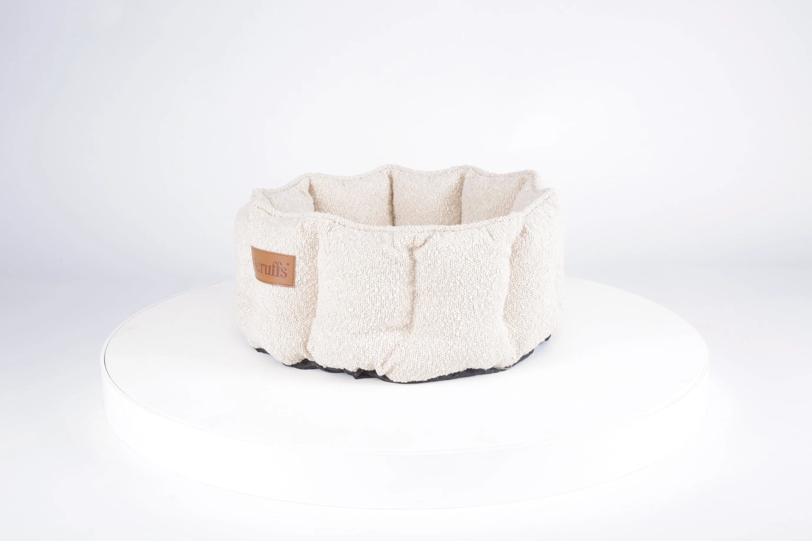 Boucle Cat Bed - Ivory