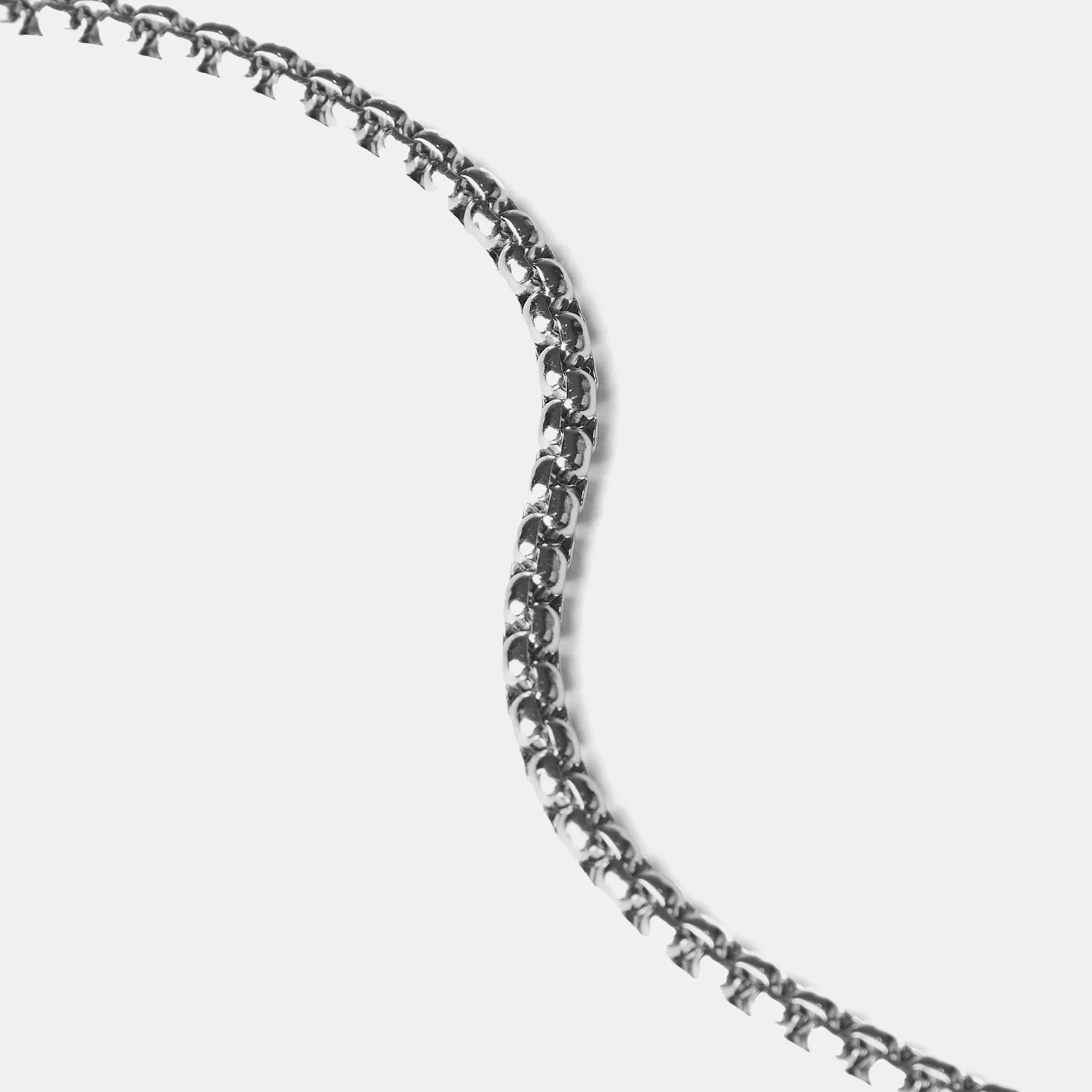 Box Chain Bracelet | Silver