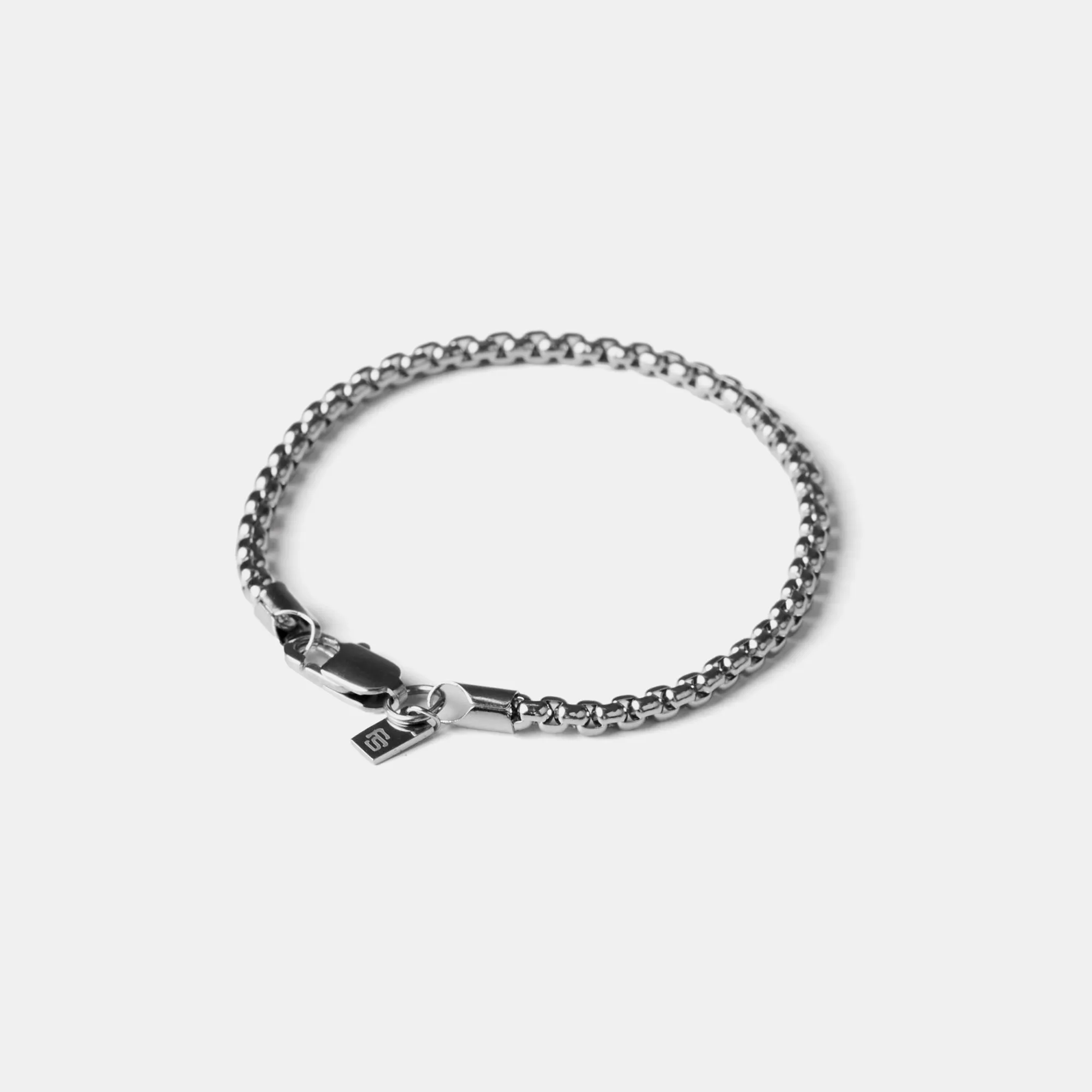 Box Chain Bracelet | Silver
