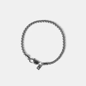 Box Chain Bracelet | Silver