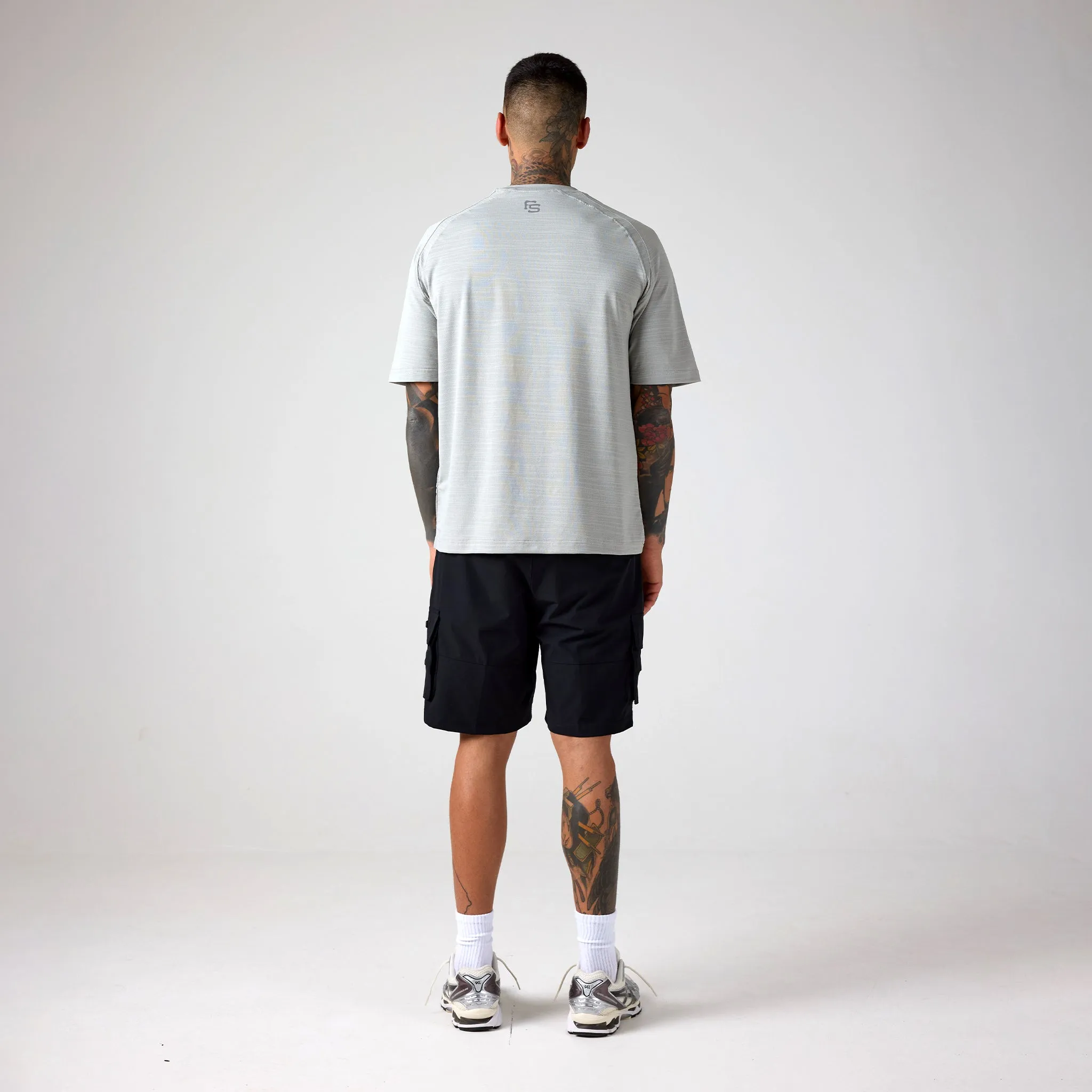 Box Fit Tech T-Shirt | Fog Grey