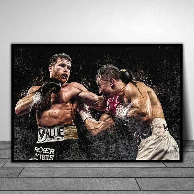 Boxing Legends Artwork Prints: Mike Tyson Muhammad Ali Motivational Quotes Wall Art