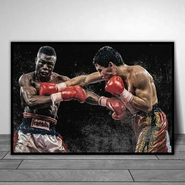 Boxing Legends Artwork Prints: Mike Tyson Muhammad Ali Motivational Quotes Wall Art