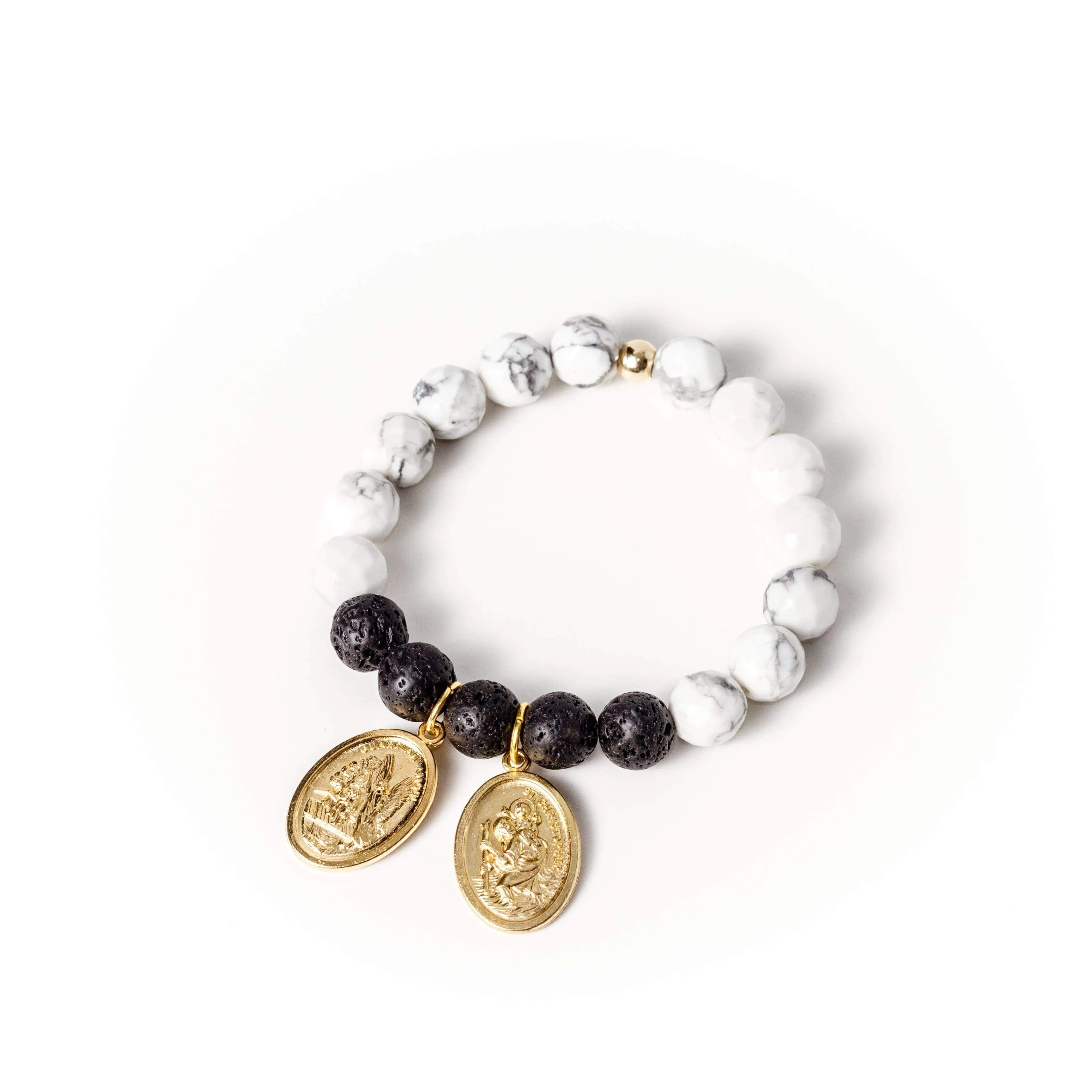 Bracelet Gold - Monochrome White