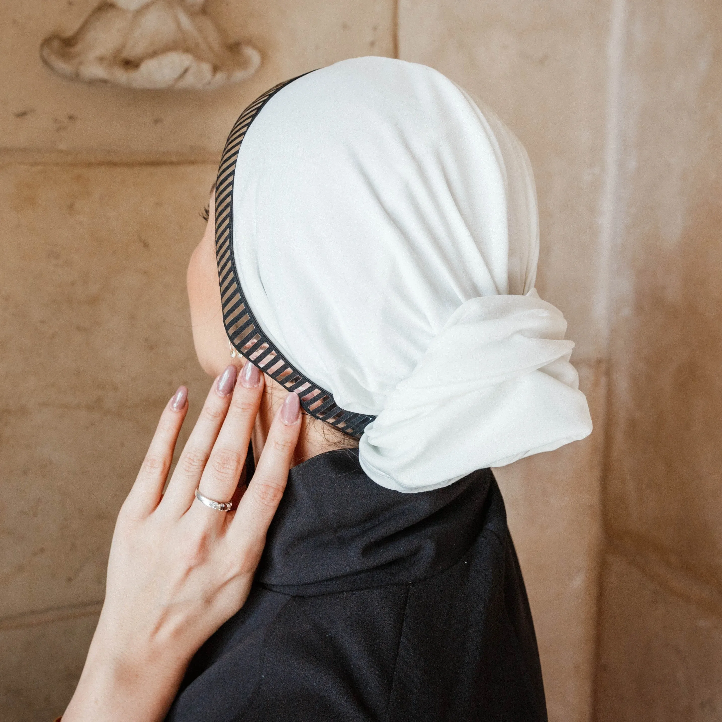 Brushed Silver Turban