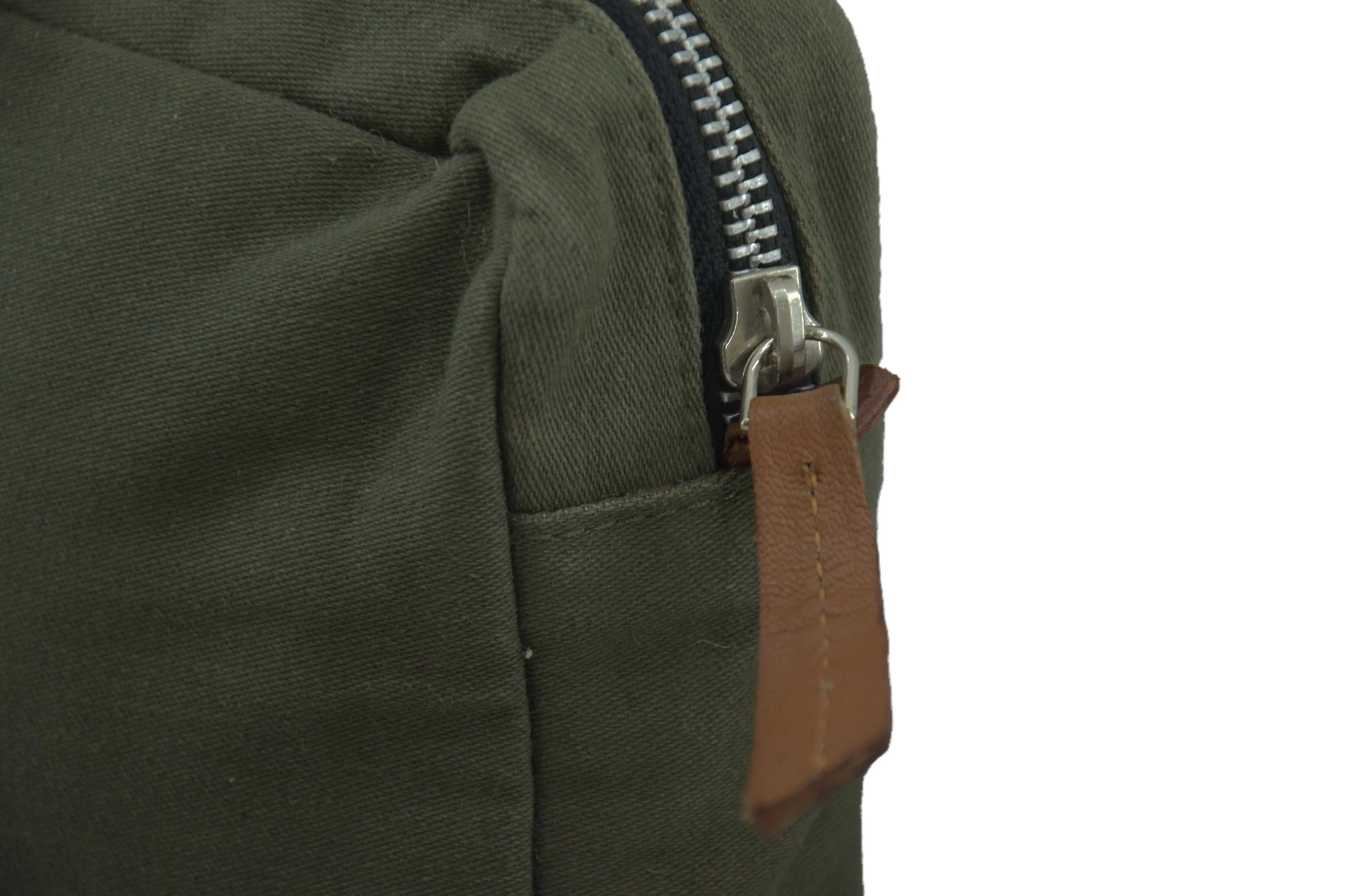 Canvas Zipper Toiletry Bag
