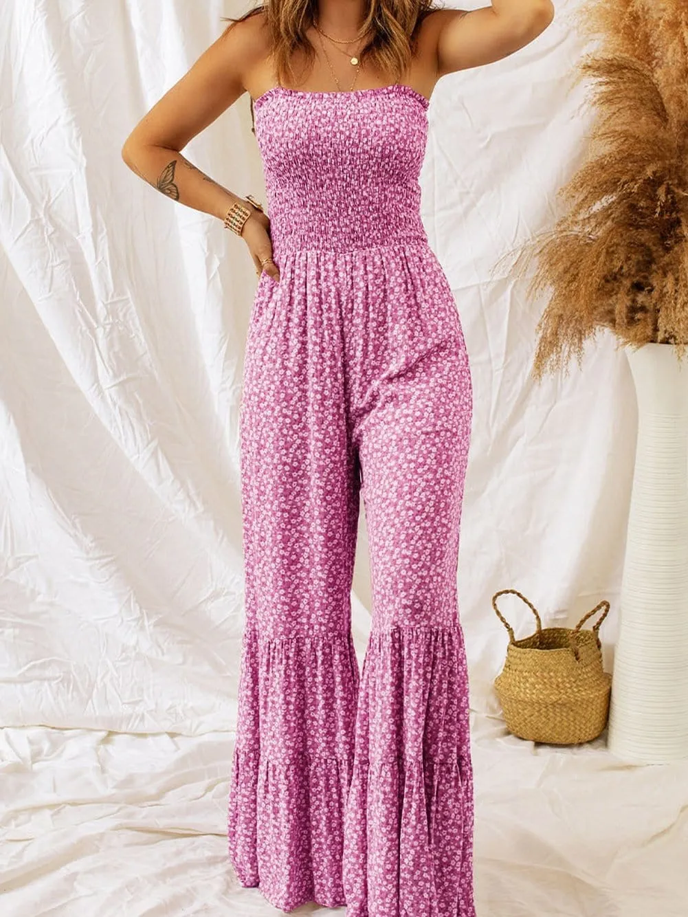 Casual Chic Floral Jumpsuit