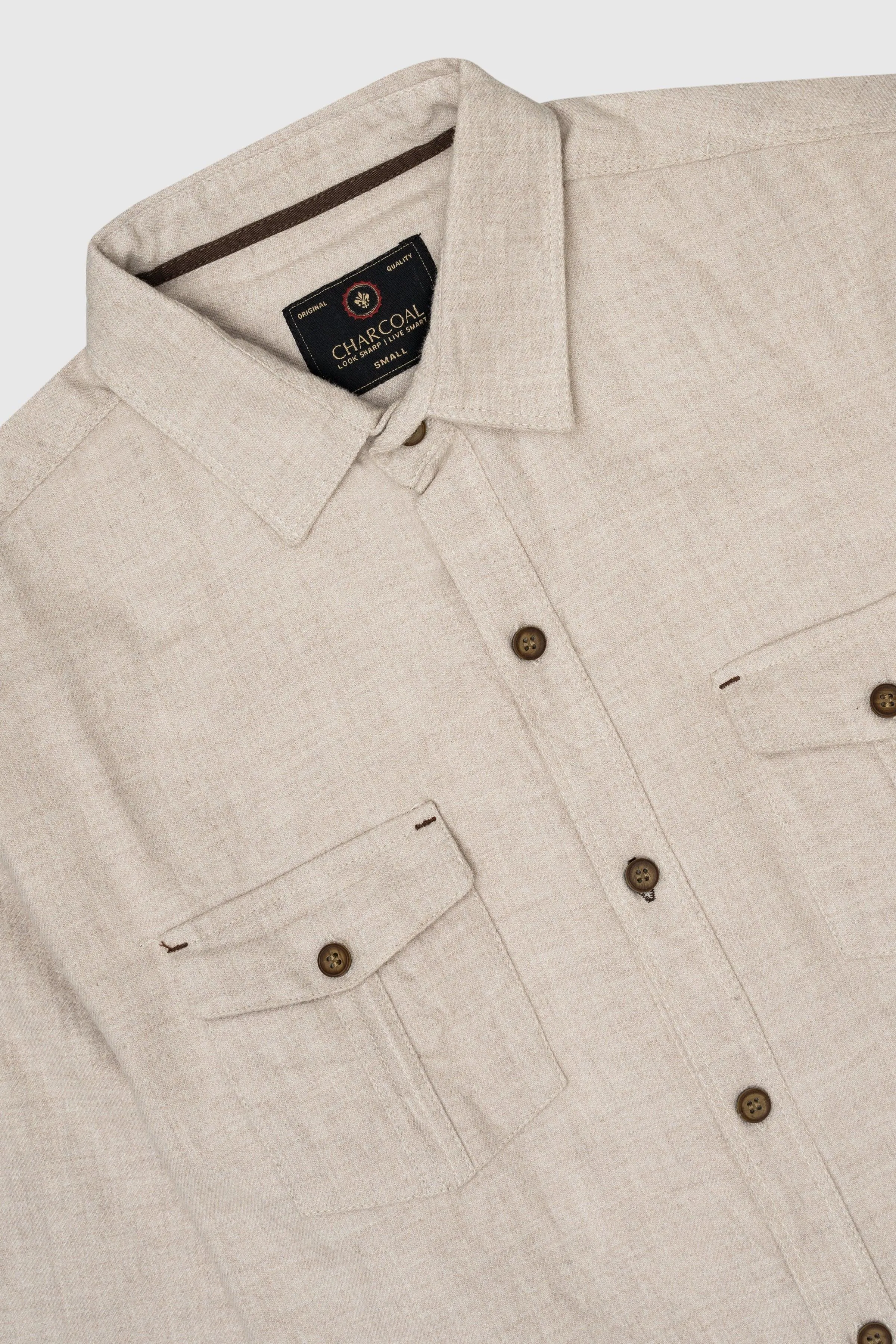 CASUAL SHIRT OFF WHITE