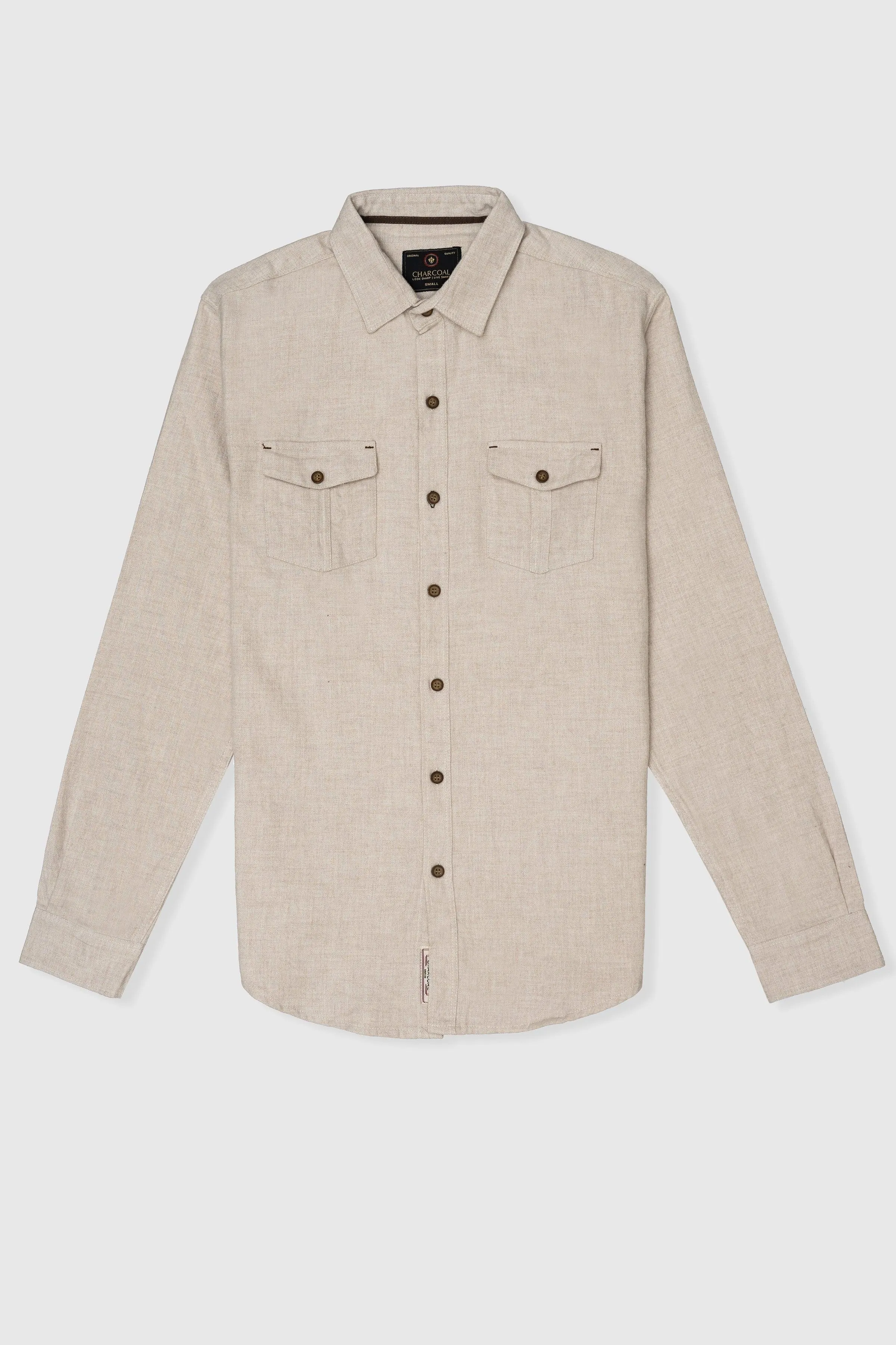 CASUAL SHIRT OFF WHITE