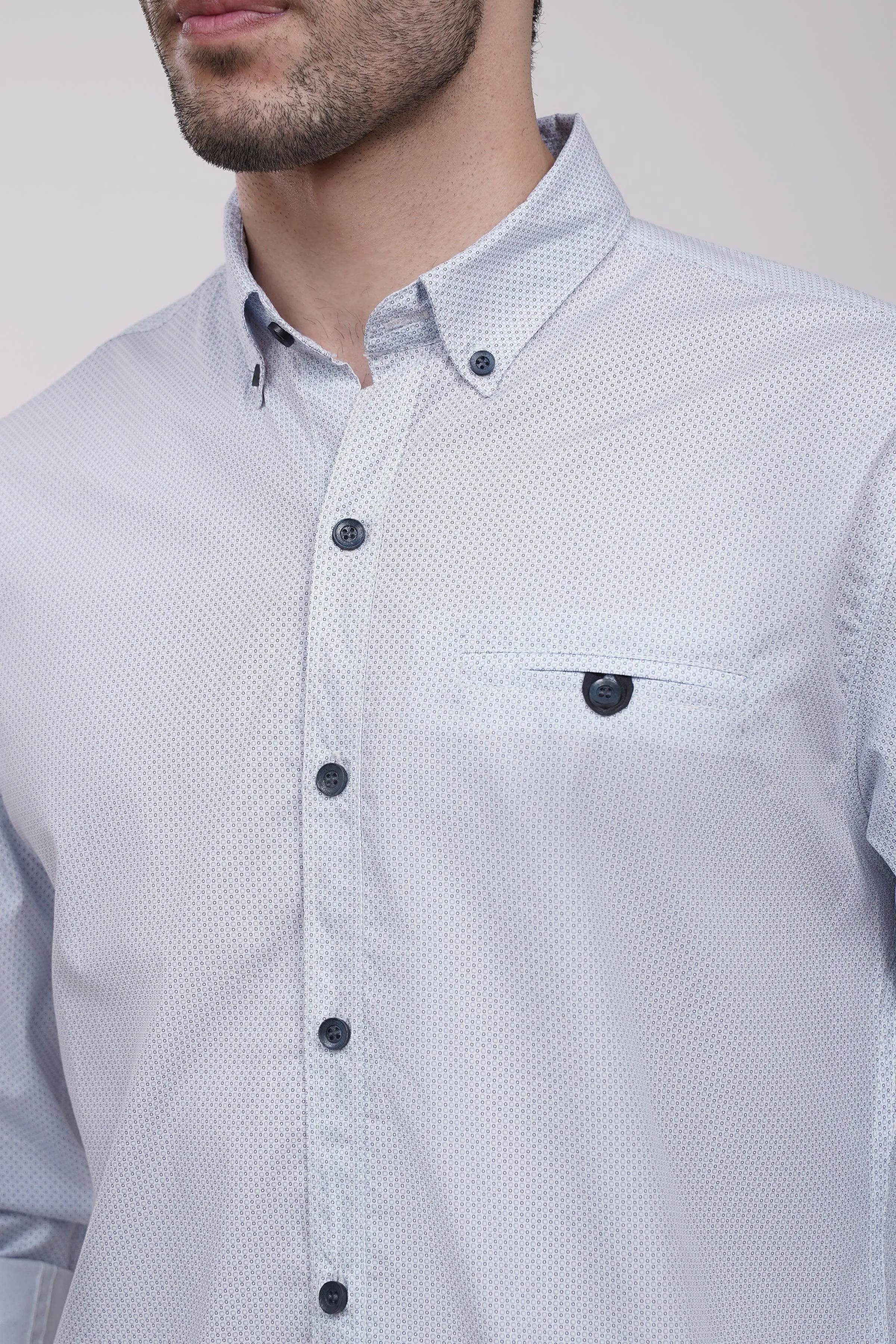 CASUAL SHIRT SKY PRINTED