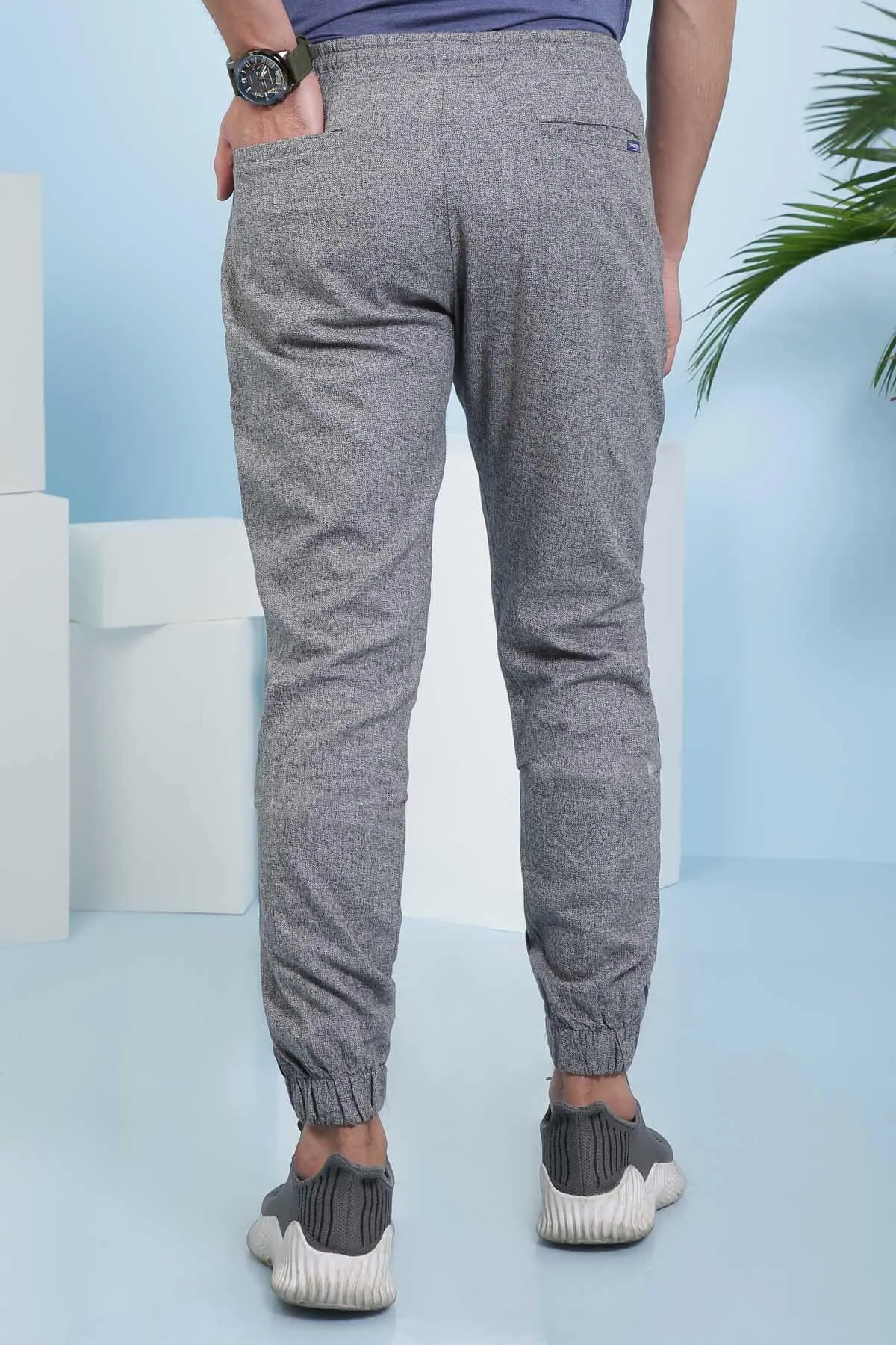 CASUAL TROUSER  SLIM FIT GREY