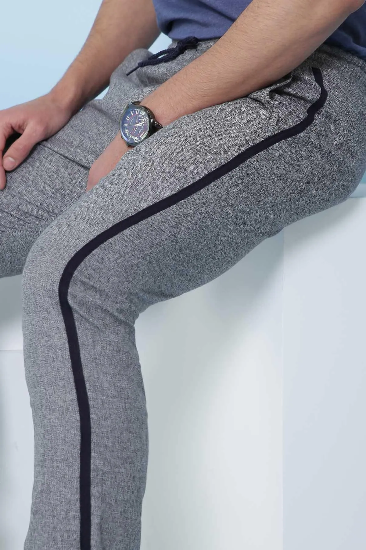 CASUAL TROUSER  SLIM FIT GREY