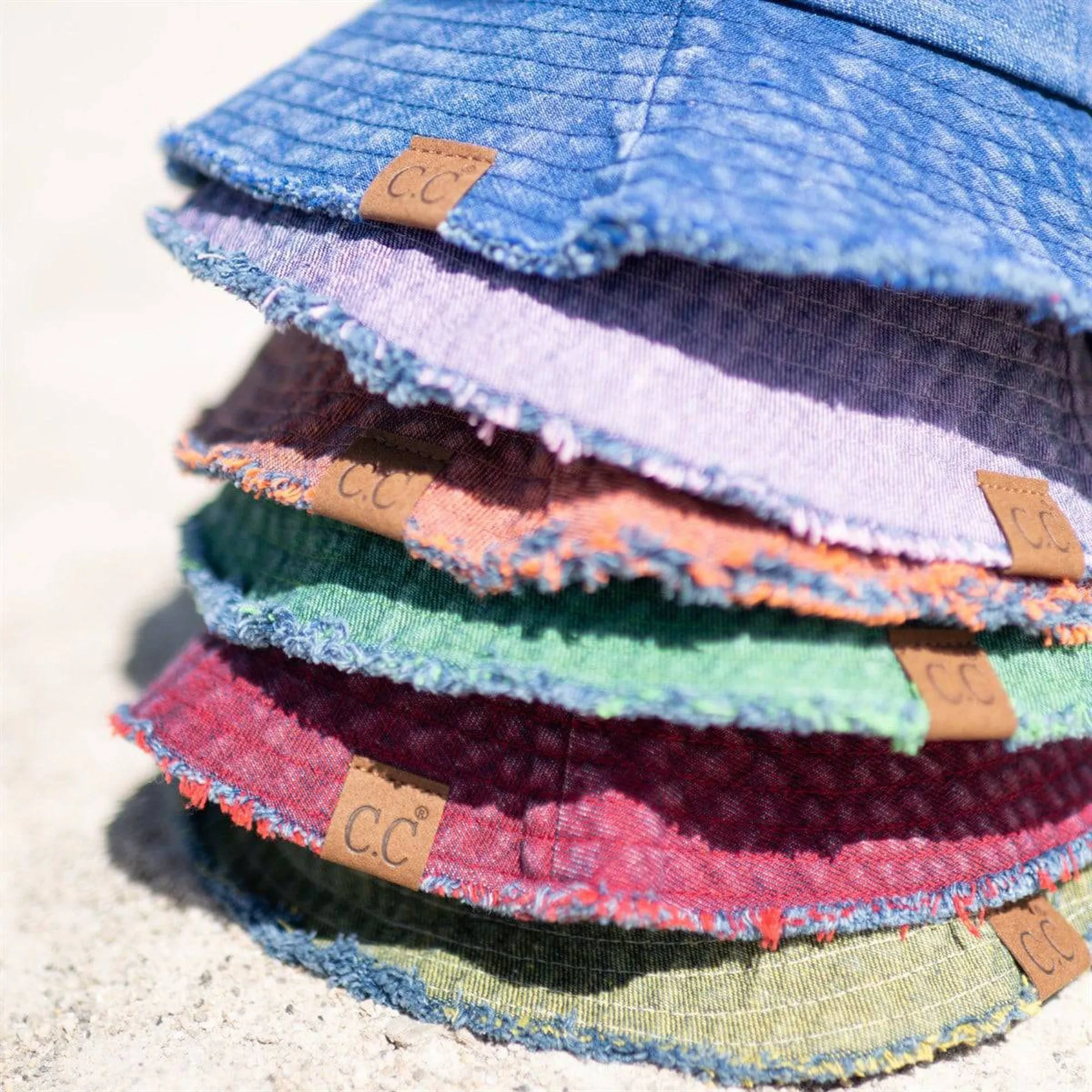 CC Stone Washed Denim Bucket