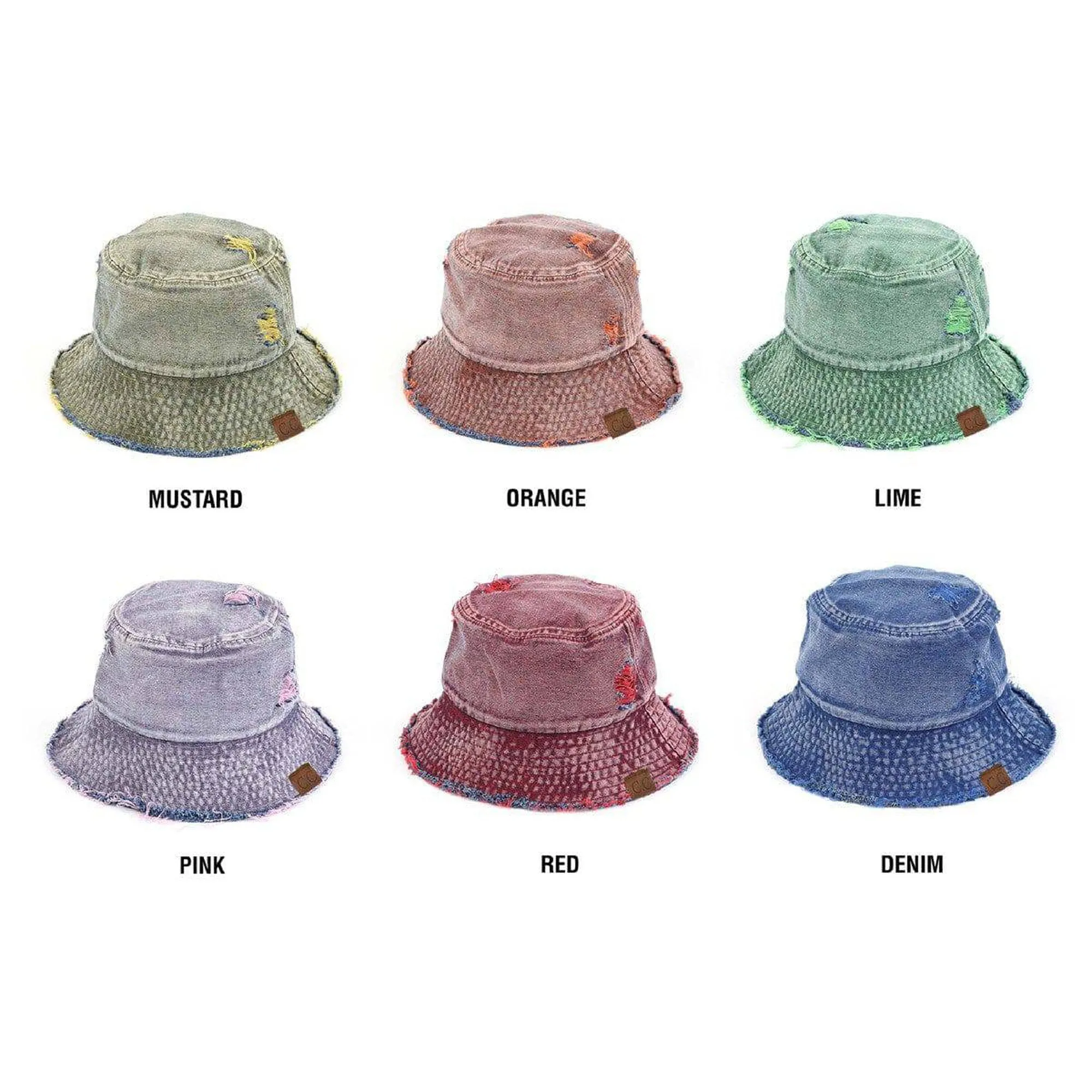CC Stone Washed Denim Bucket
